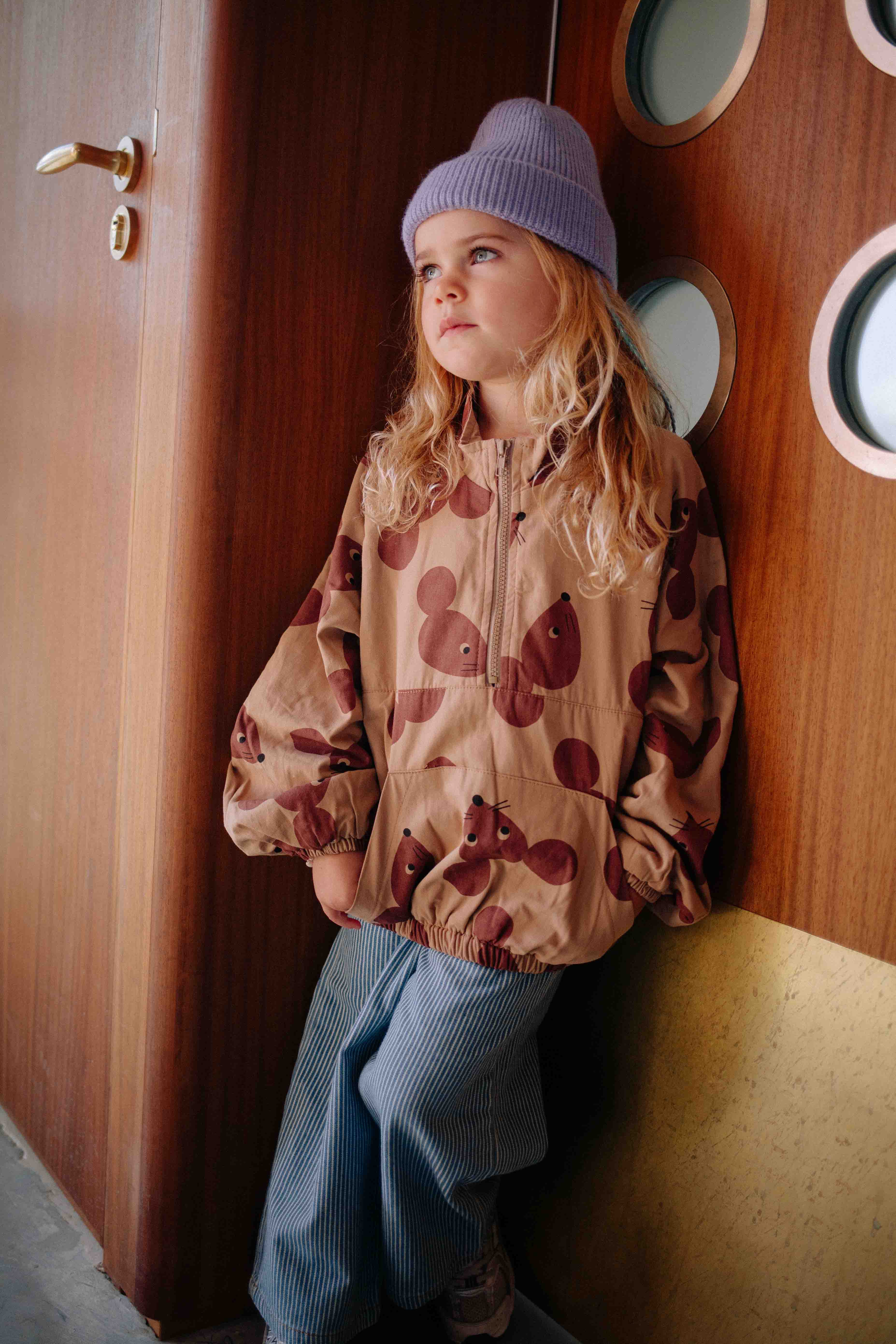 BROWN FUNNY MOUSE JACKET