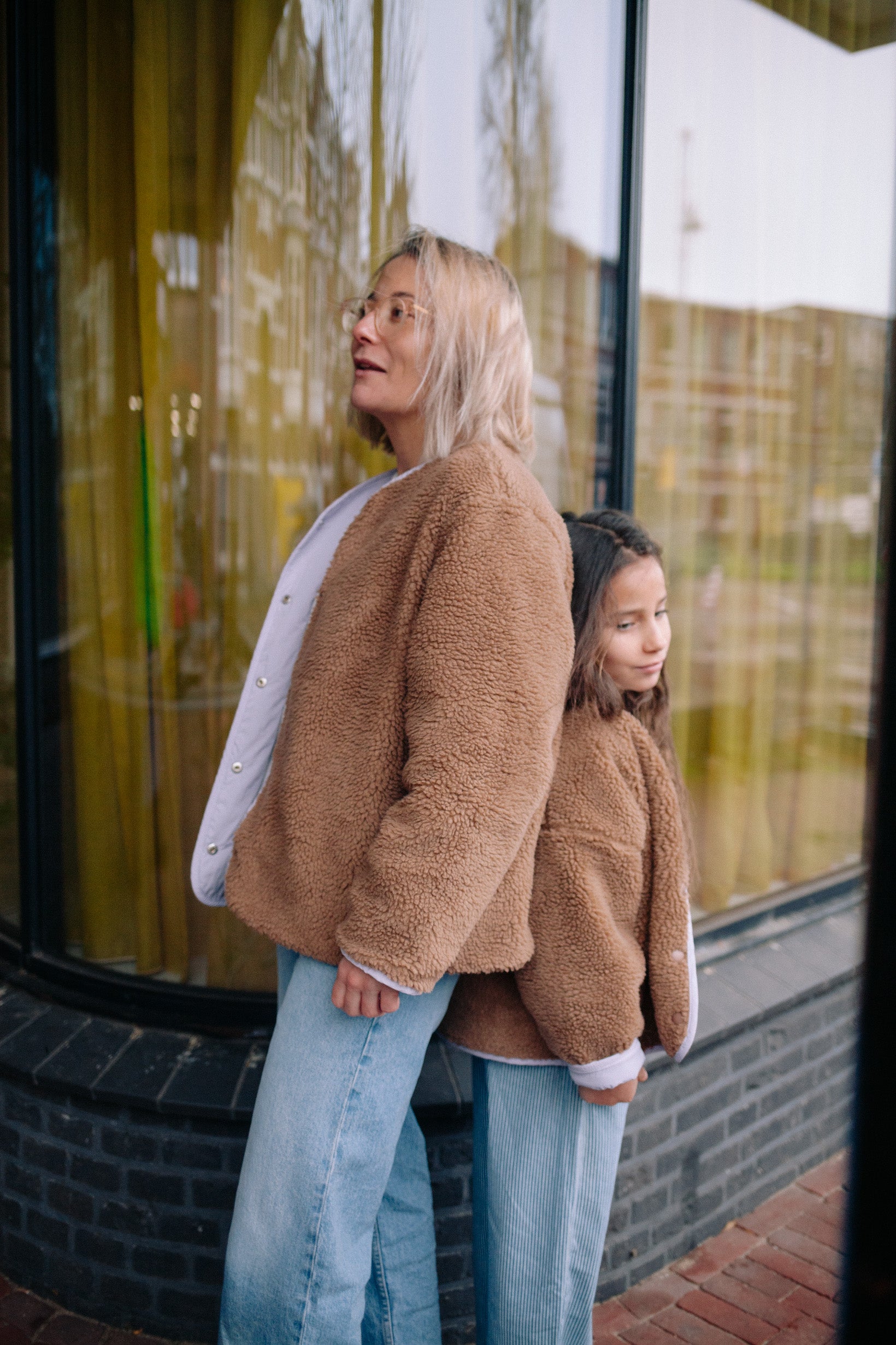 BROWN COZY JACKET WOMAN