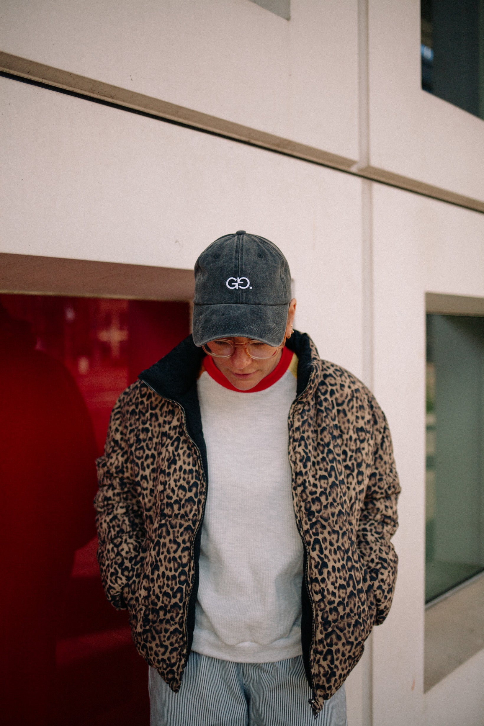 BLACK GG. LOGO CAP ADULT