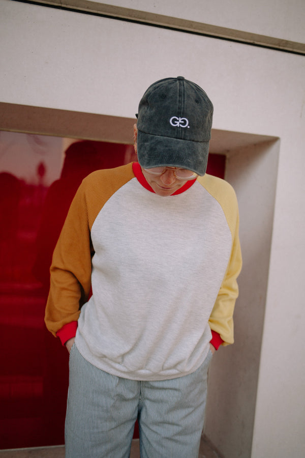 BLACK GG. LOGO CAP ADULT