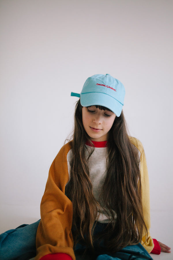 CASQUETTE GG. SIGNATURE BLEU CIEL 