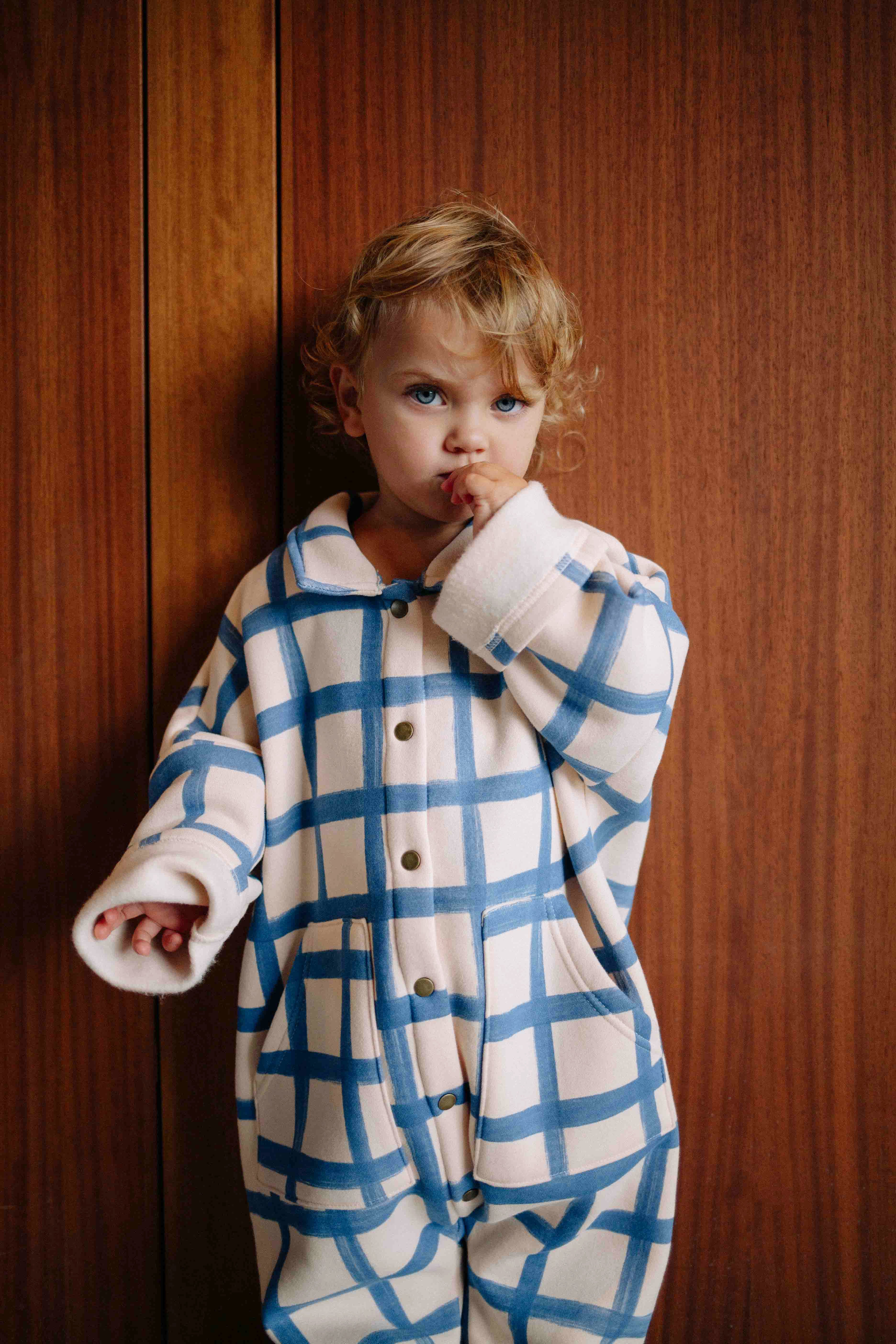 CANDY BLUE SQUARE JUMPSUIT