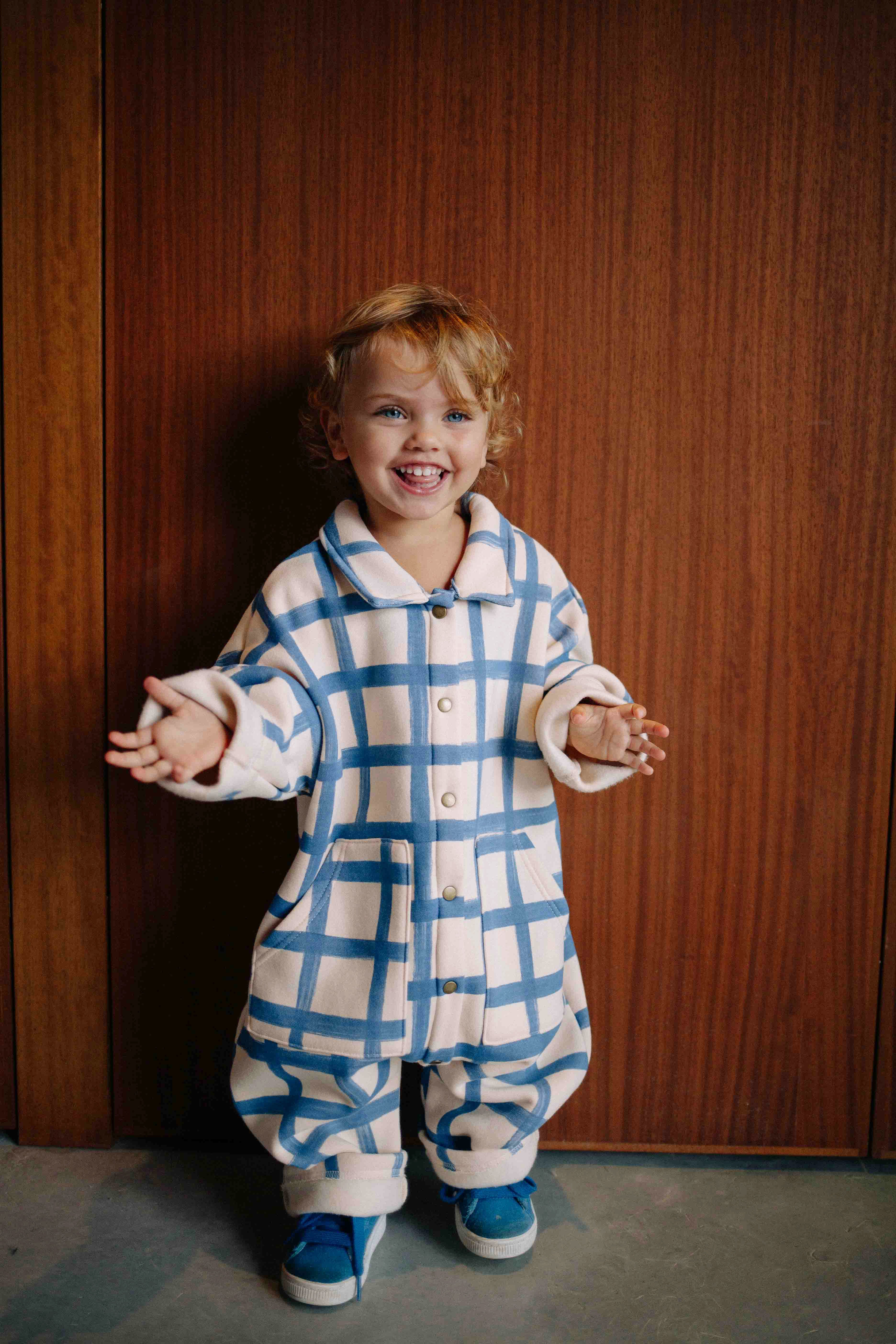 CANDY BLUE SQUARE JUMPSUIT