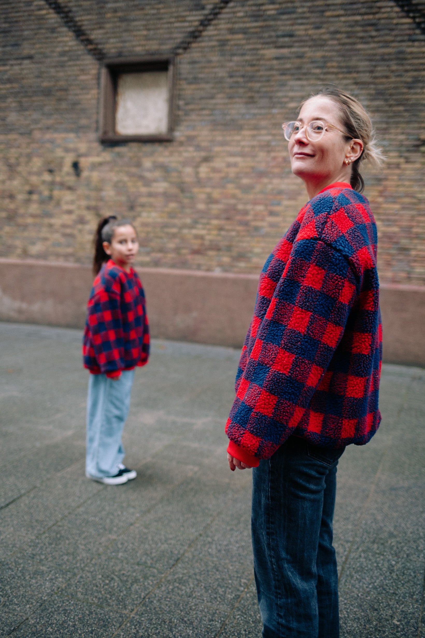 PLAID TRUCKER JACKET WOMAN
