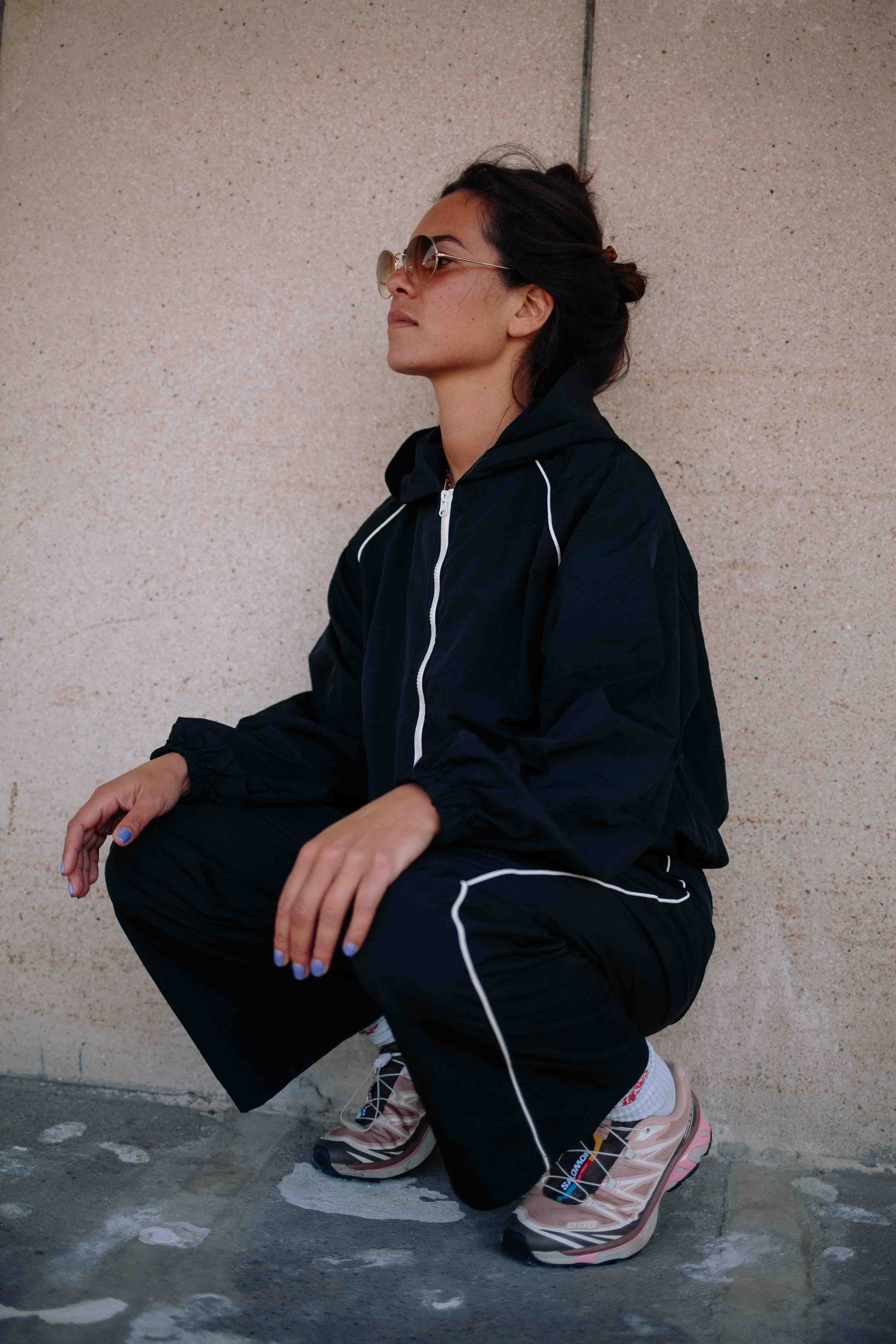 BLACK SPORTY SET WOMAN