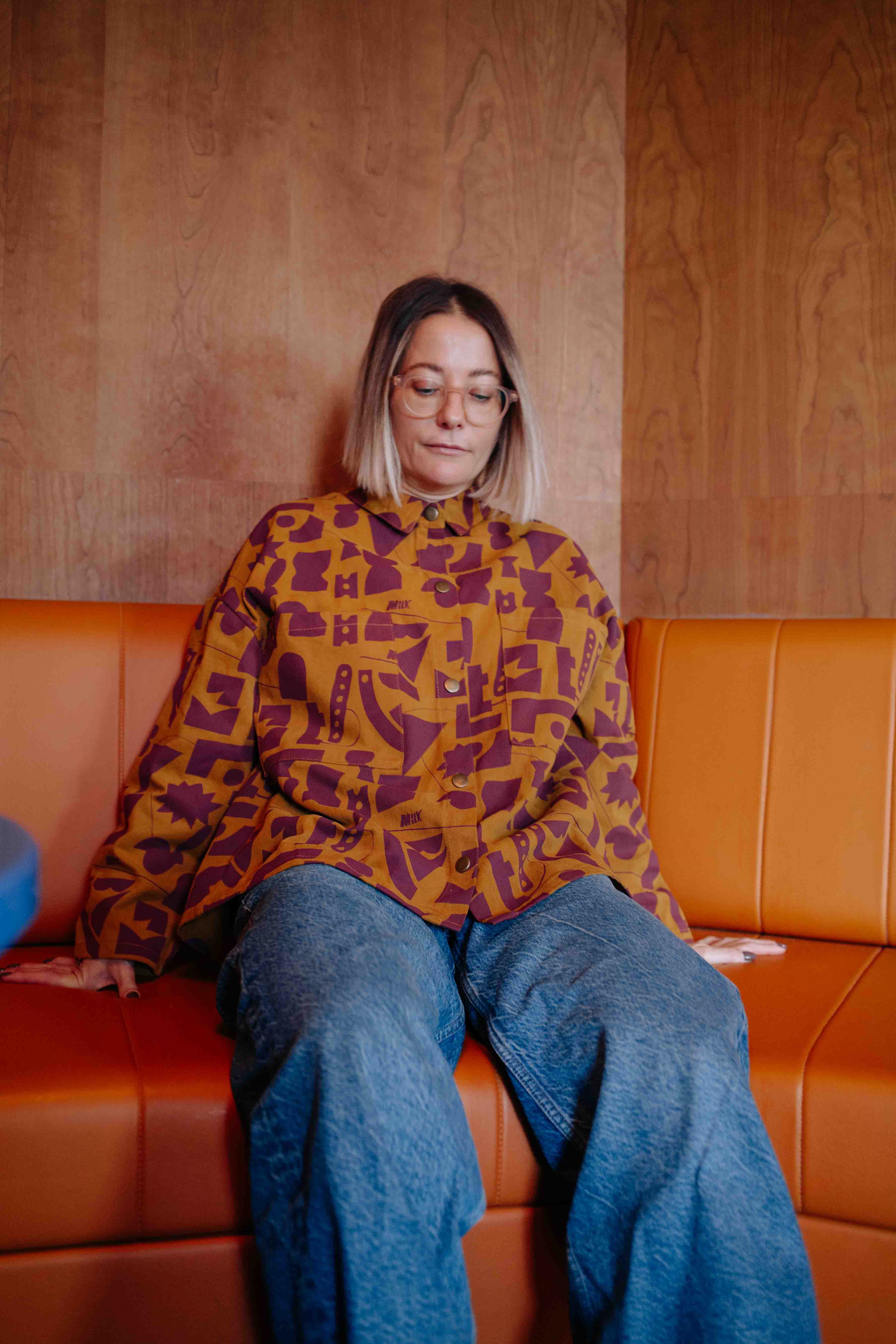 CAFÉ AU MILK DENIM SET WOMAN