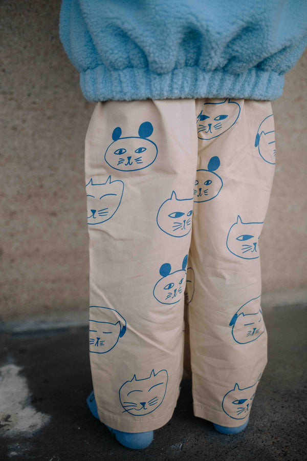 BEIGE MEOW MOOD JEANS