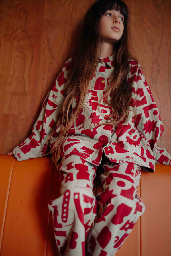 ENSEMBLE DENIM MATCHA AU MILK