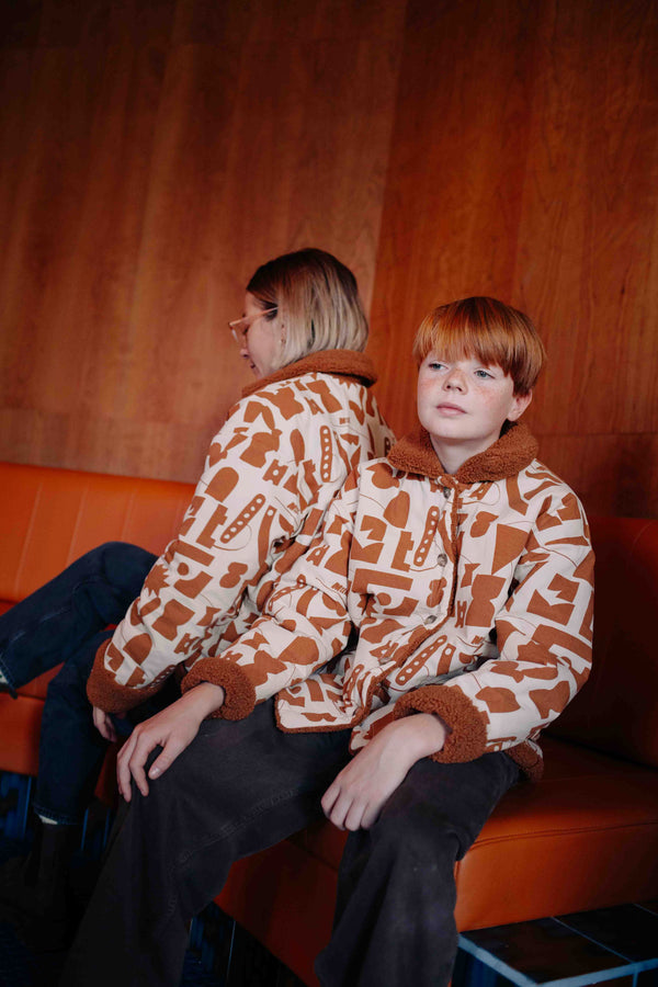 MATCHY - MANTEAU FLUFFY MILK AU CHOCOLAT