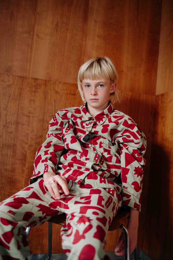 MATCHA MILK DENIM SET