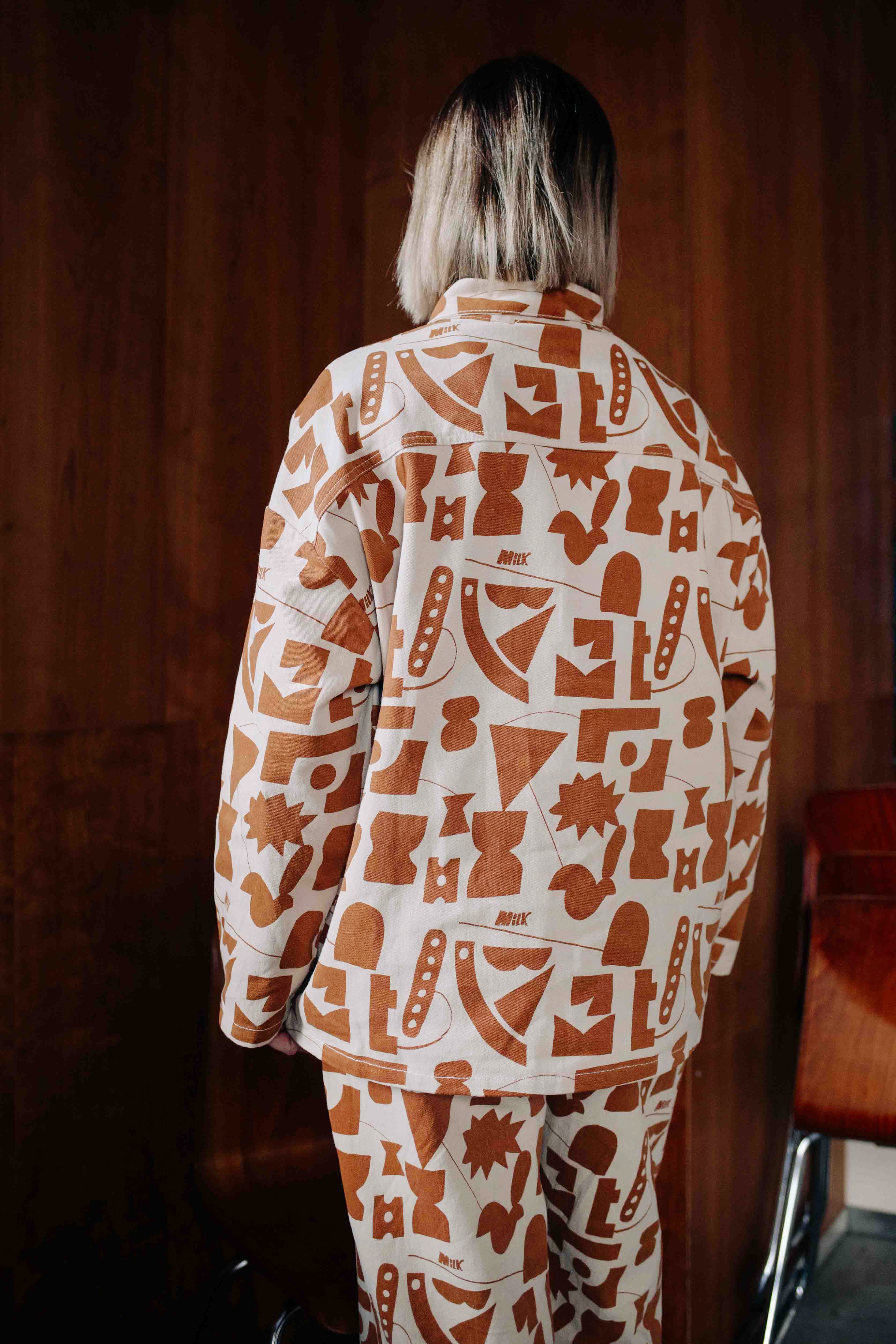 TOFFEE MILK DENIM SET WOMAN