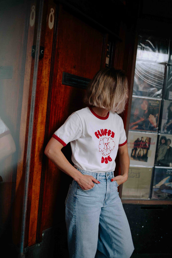 FLUFFY DOG TS WOMAN