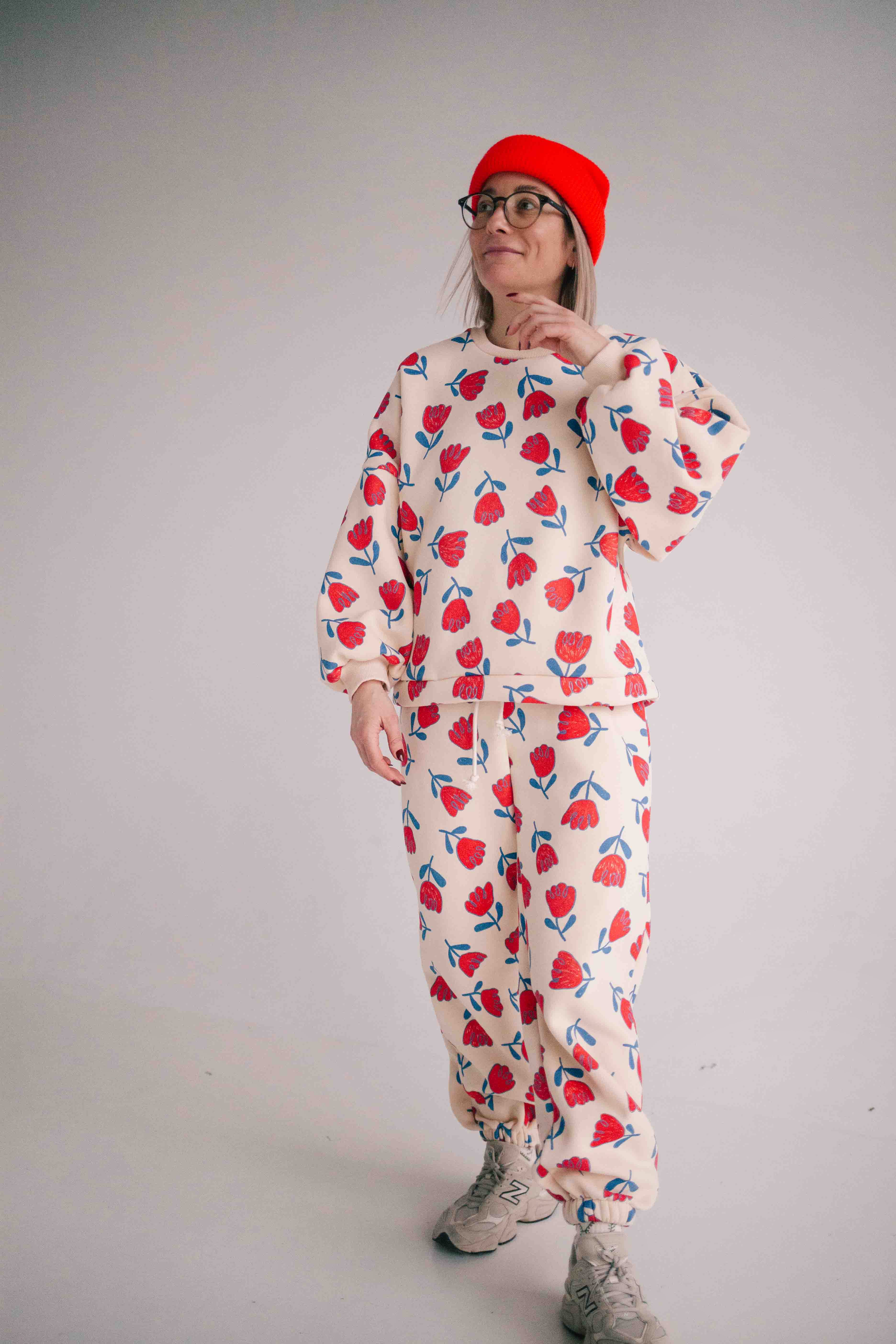 ENSEMBLE JOLIES FLEURS FEMME