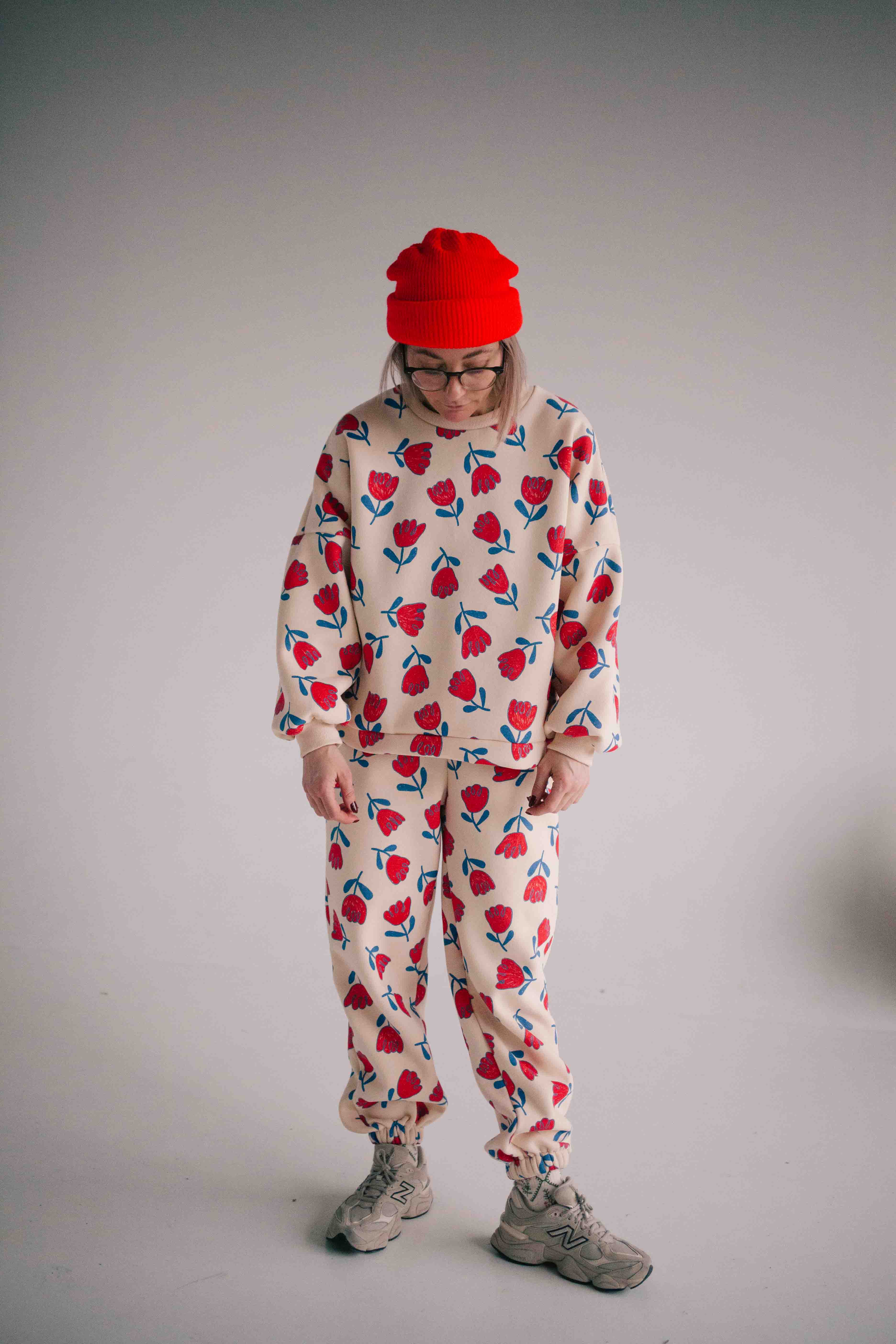 ENSEMBLE JOLIES FLEURS FEMME