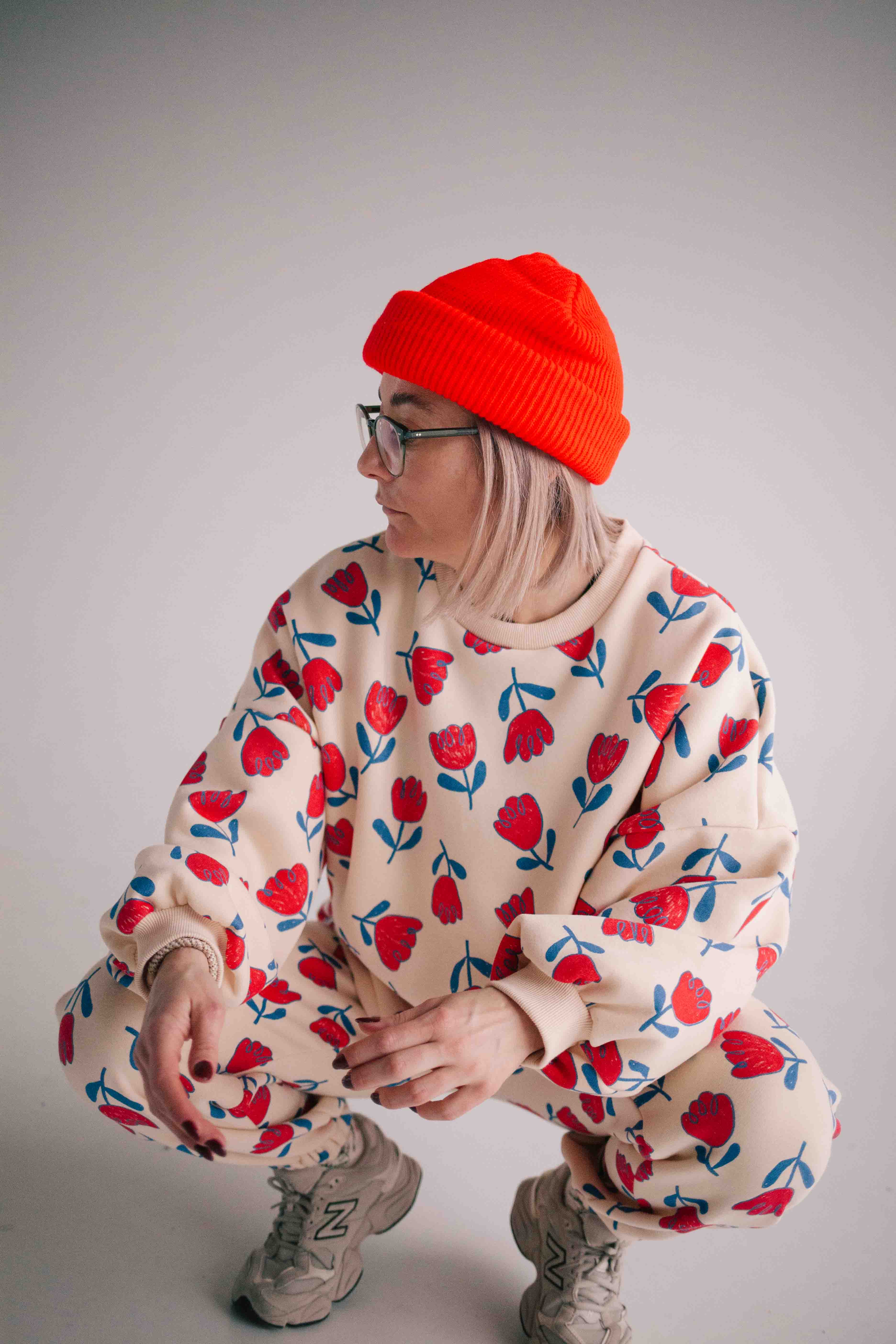 ENSEMBLE JOLIES FLEURS FEMME