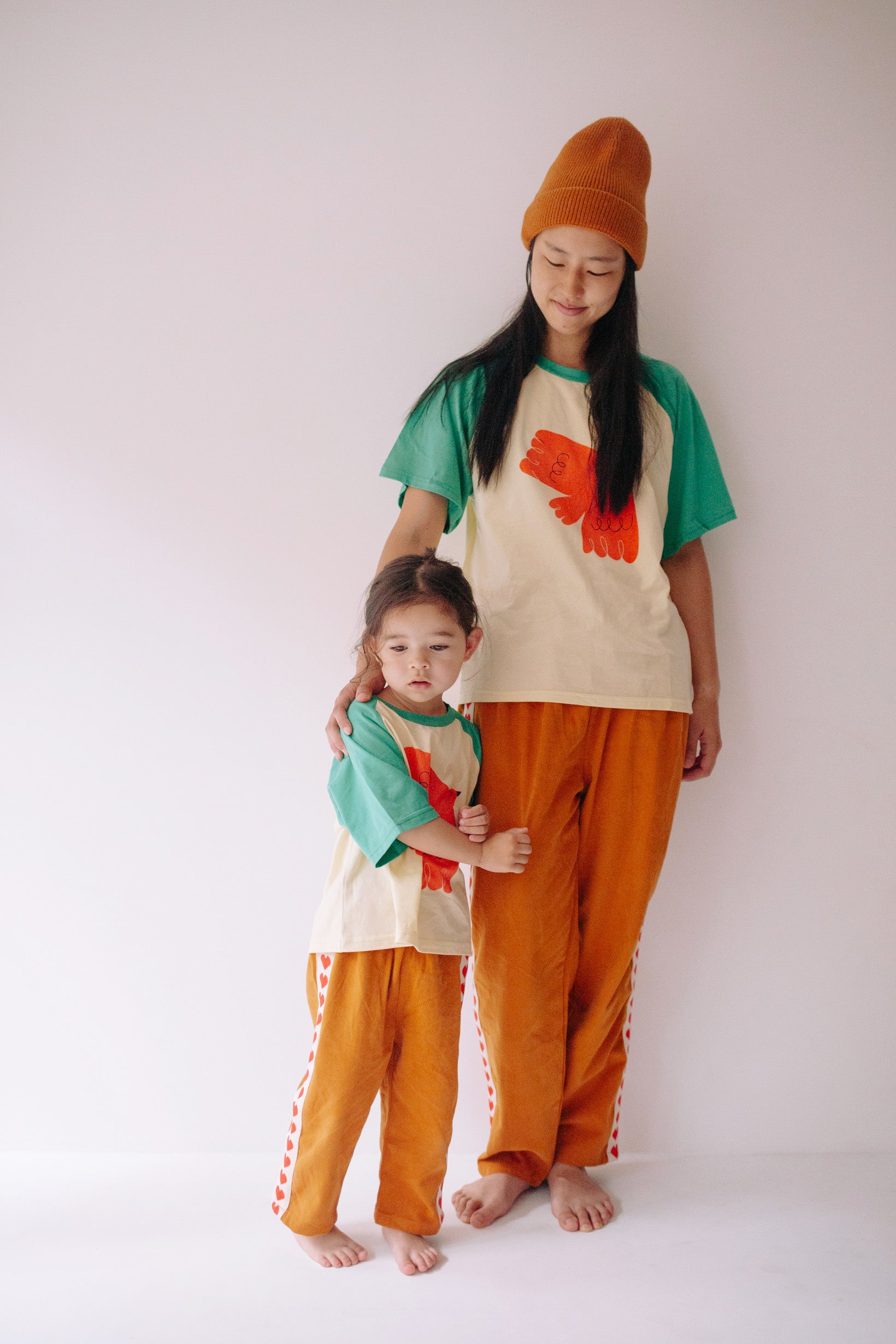 PANTALON LOVE LINE CARAMEL FEMME