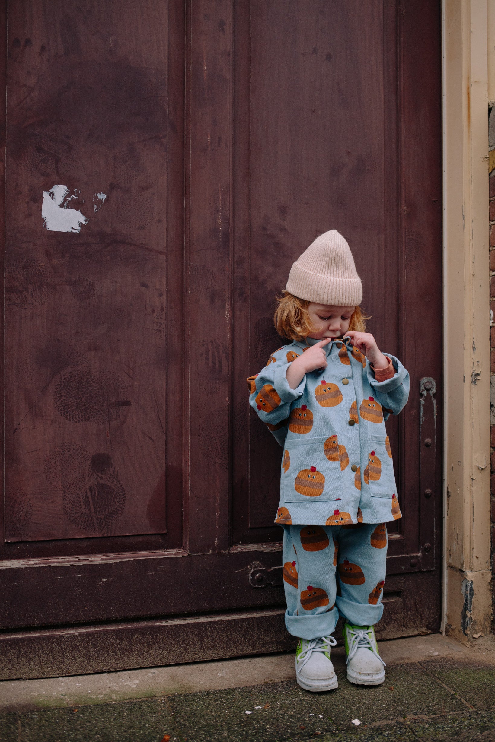 SWEET CREAM BLUE CHOUX SET