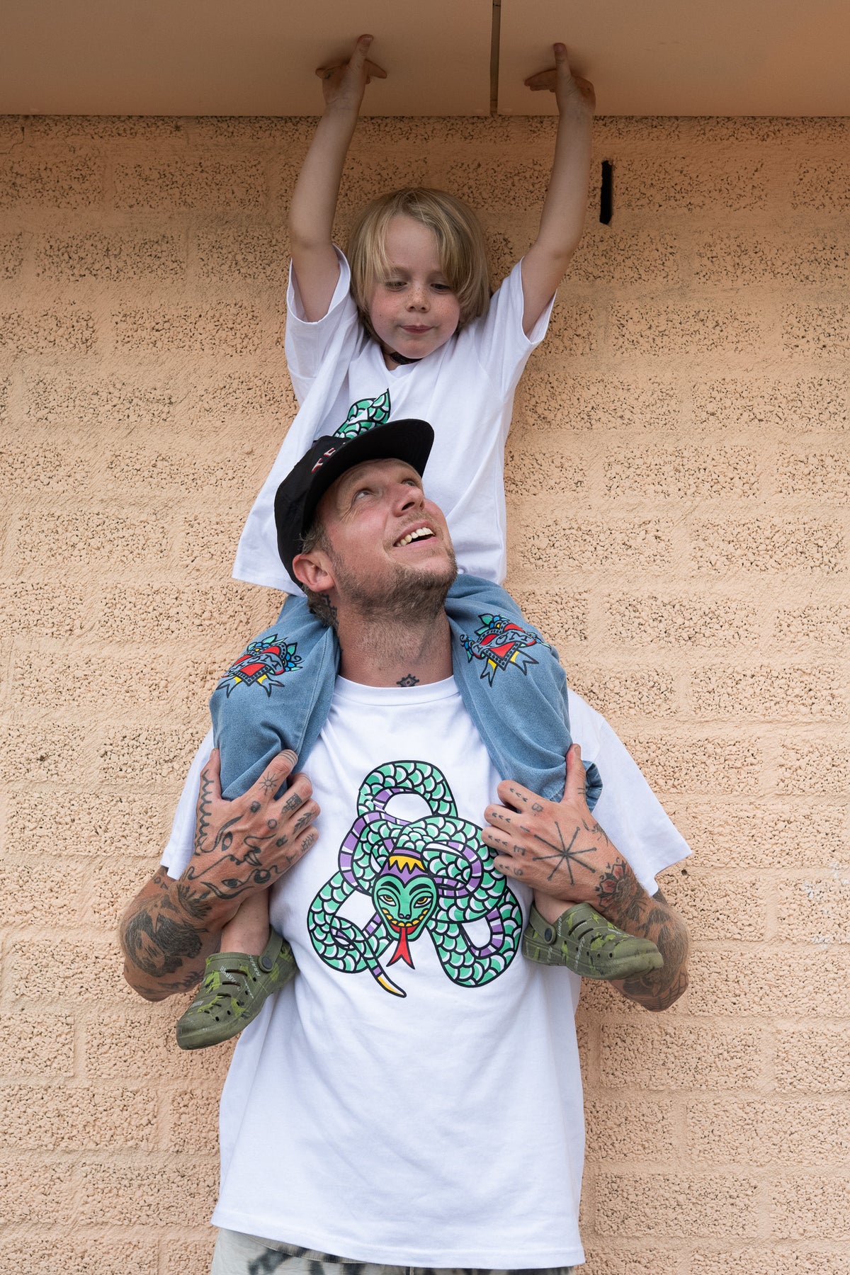 MATCHY - MAMA & MINI SNAKE TS