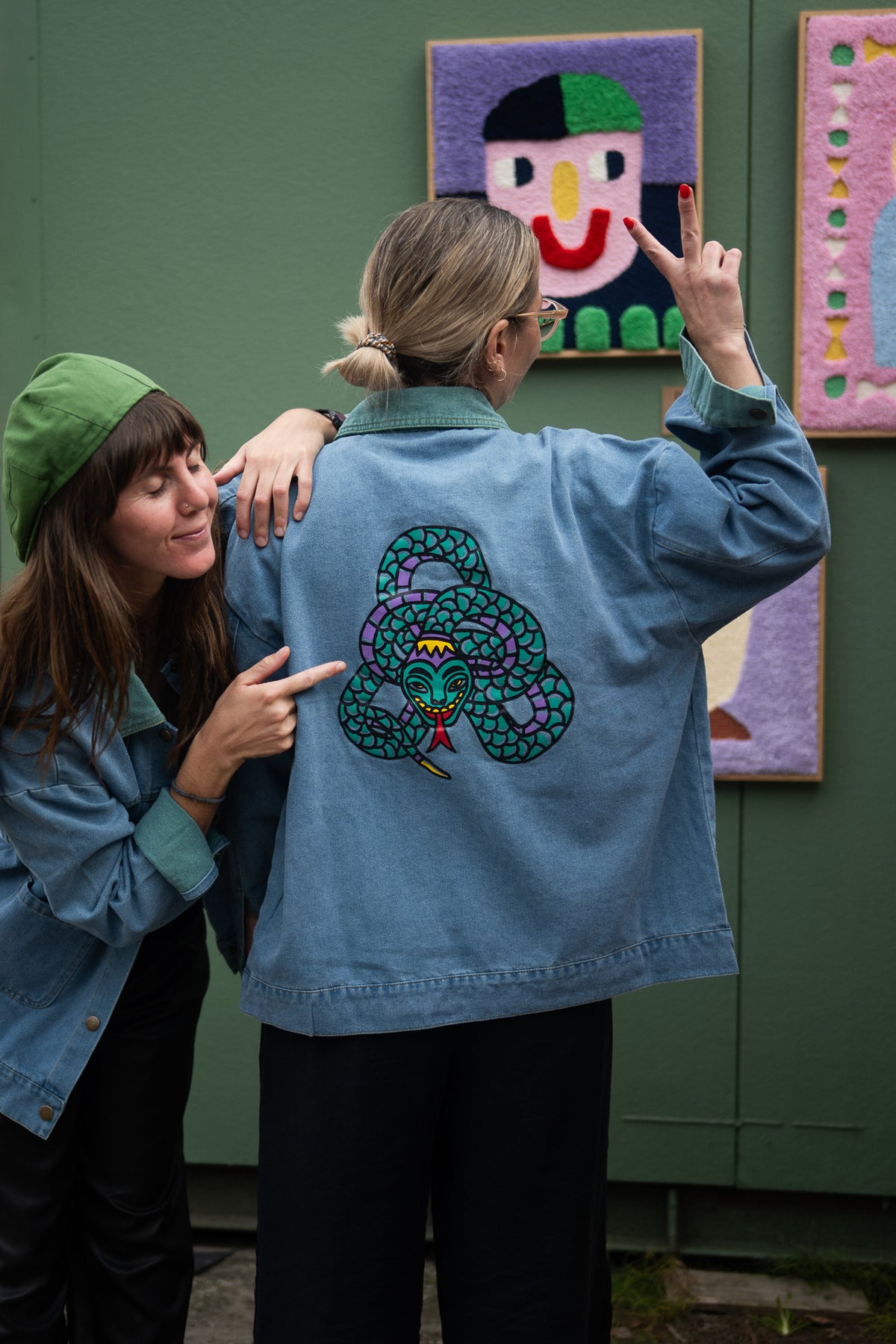GREEN BASILISC VEST WOMAN