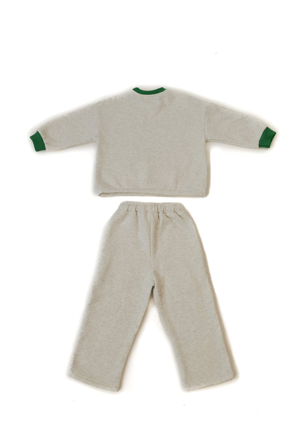 ENSEMBLE TIGRE VERT - 4 ANS