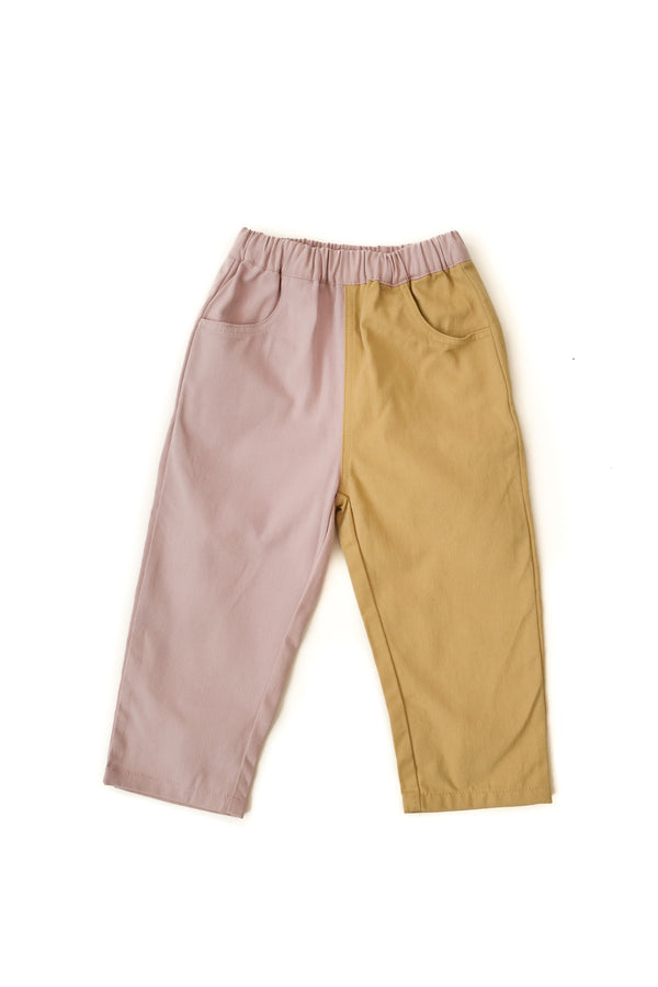BI-COLOR JEANS - 4 Y