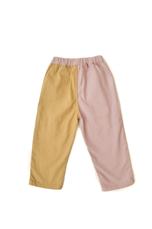 BI-COLOR JEANS - 4 Y