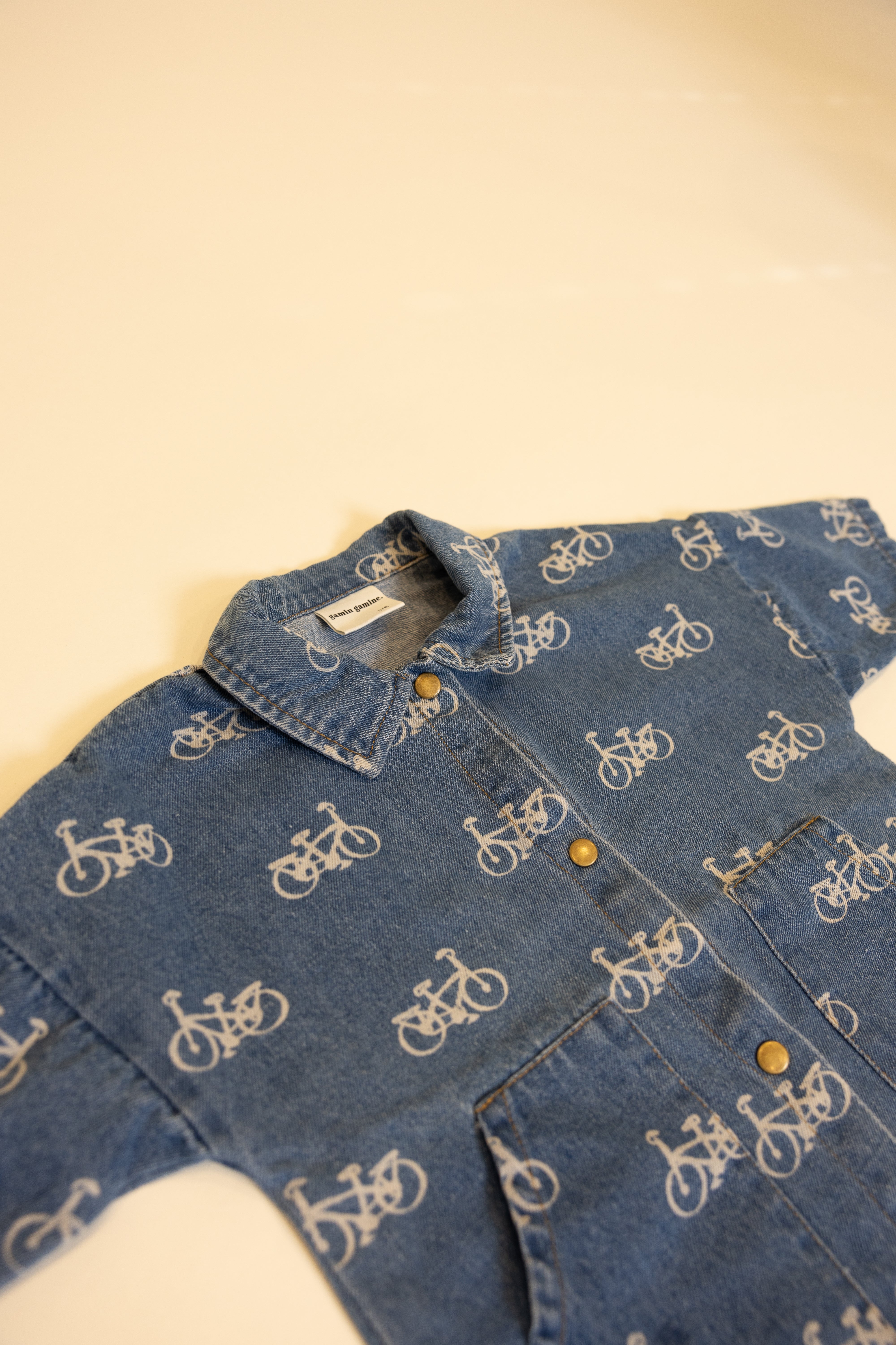 SIGNATURE DENIM BIKE JUMPSUIT