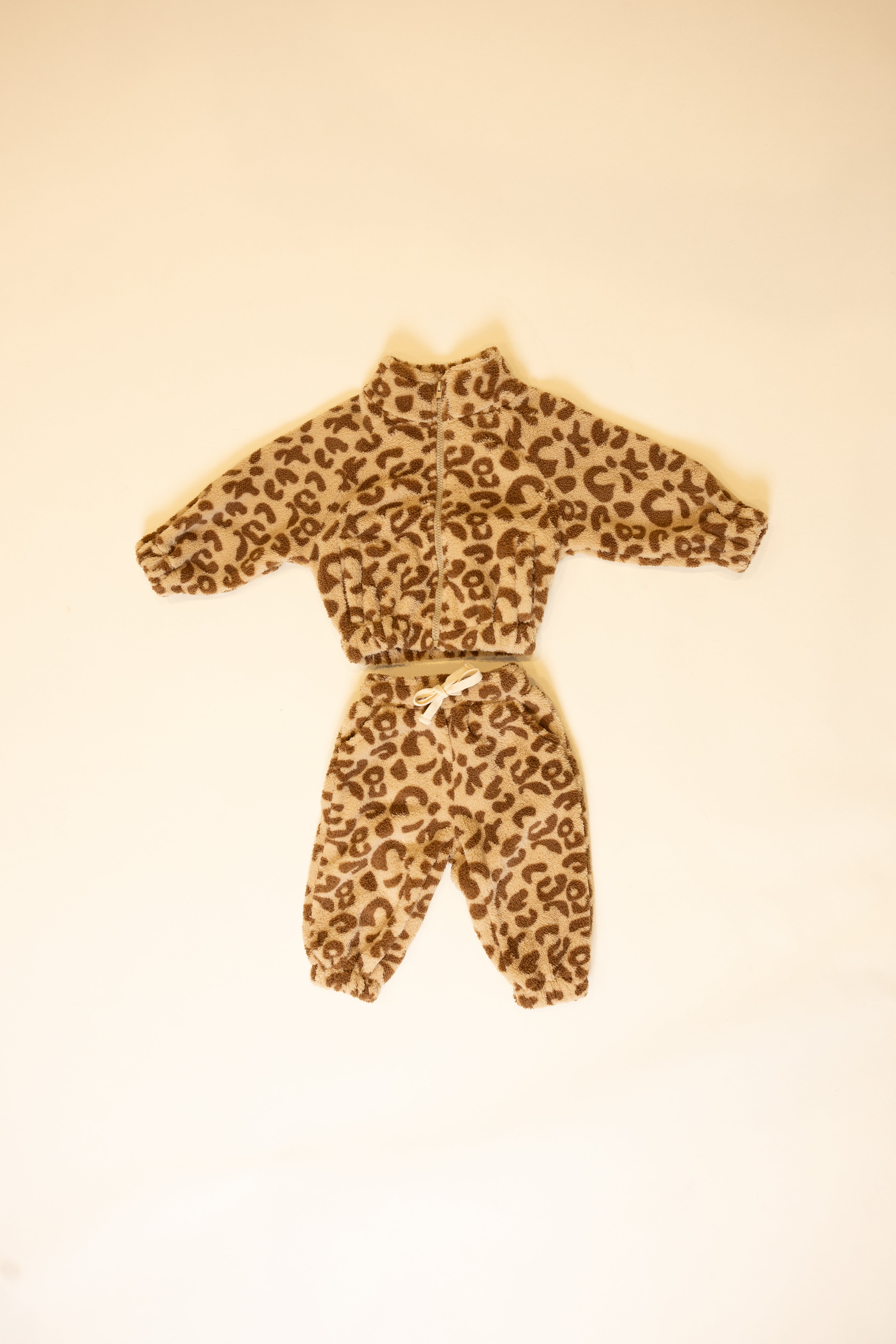 SOFT FLEECE LEOPARD SET