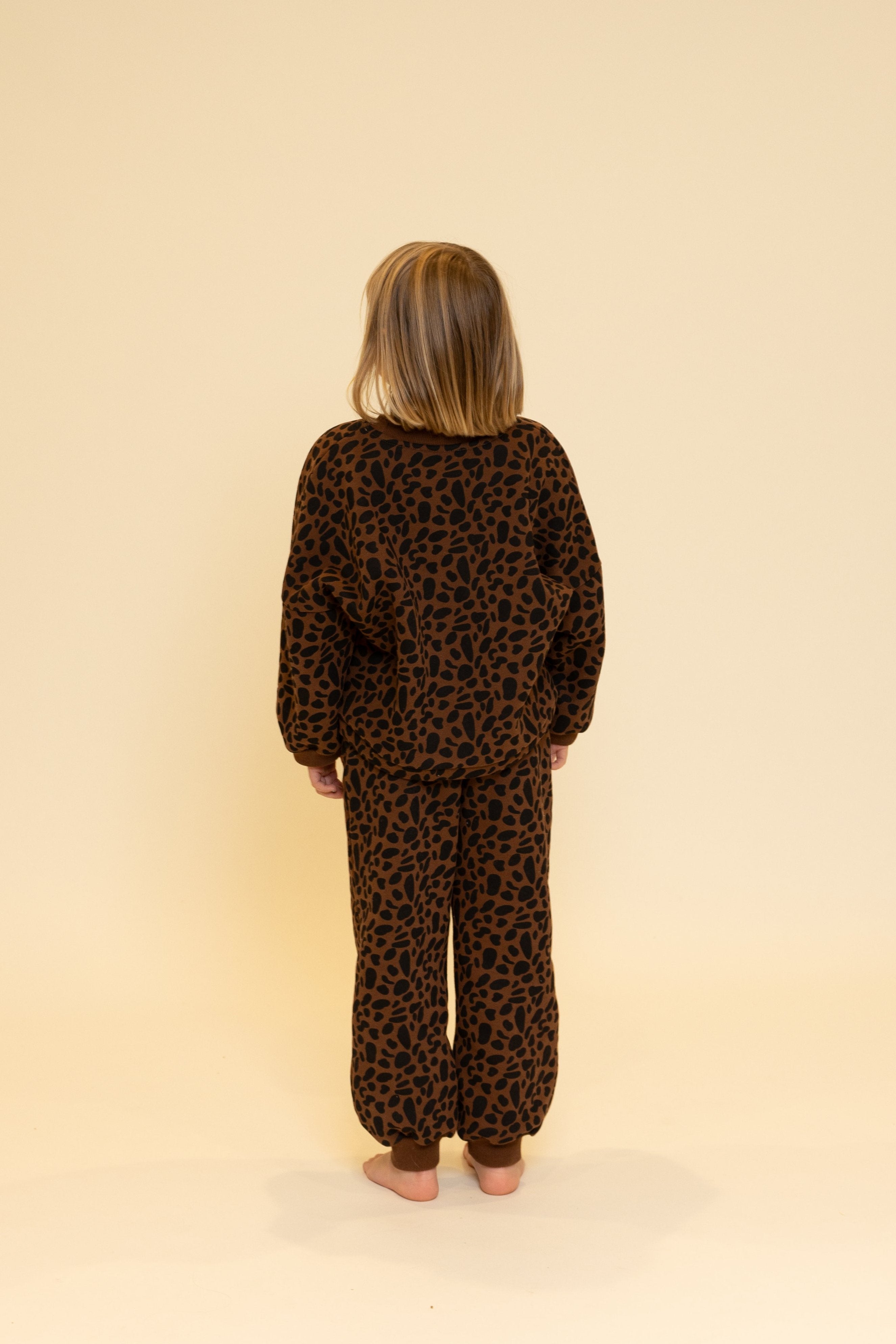 COMFY SET LEOPARD COFFEE