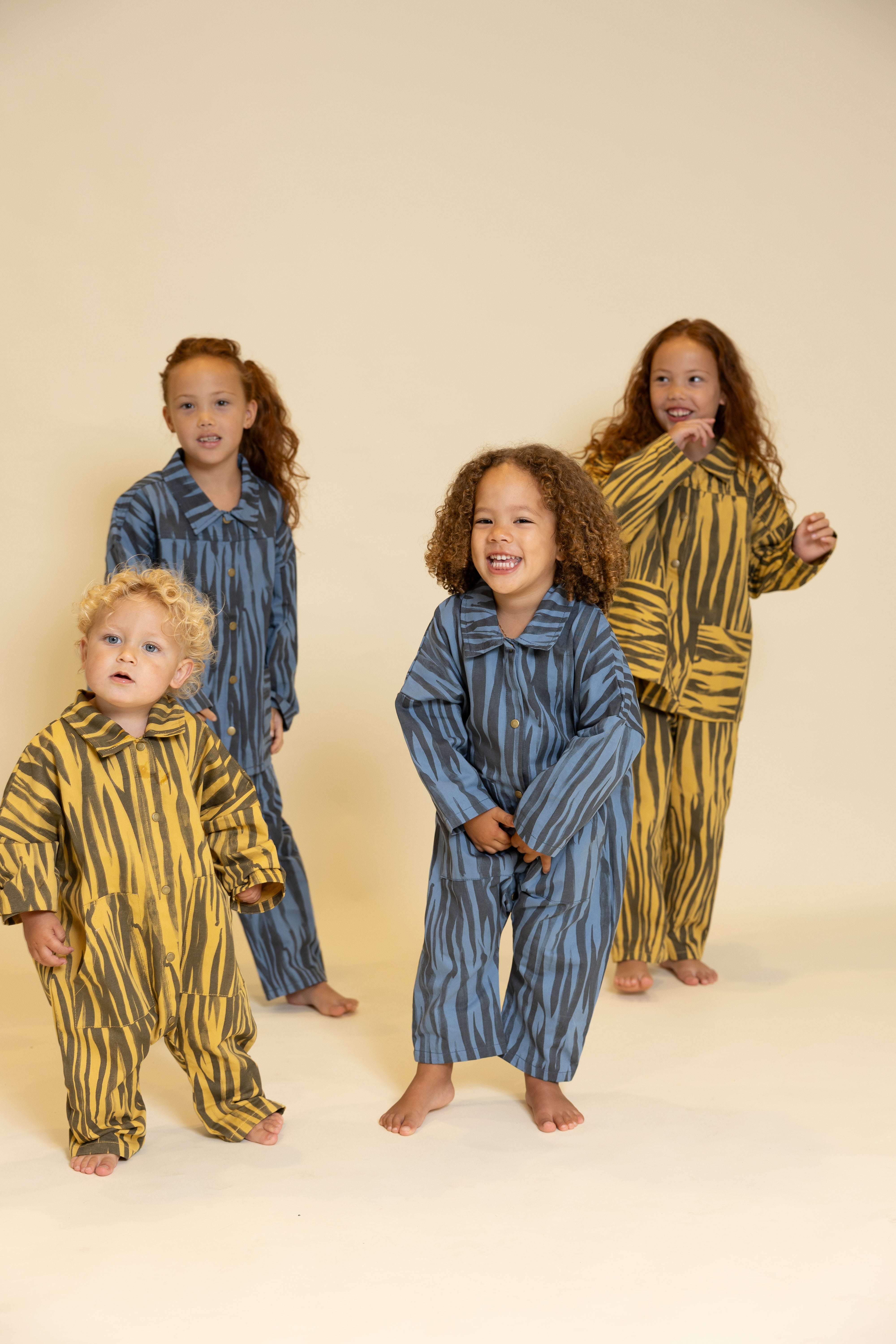 JUMPSUIT ZEBRA GRAOU MUSTARD