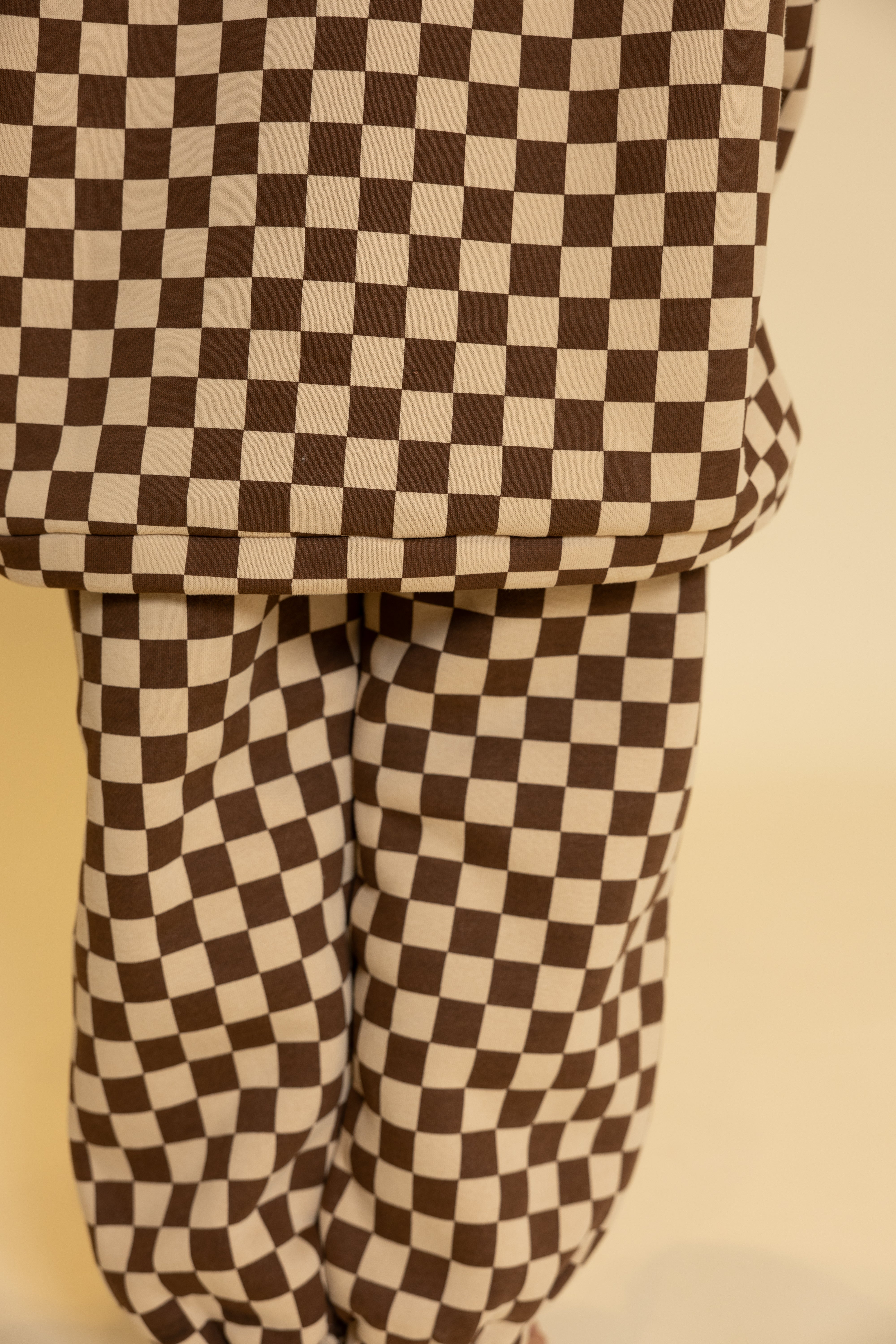 SET CHECKERS BROWN