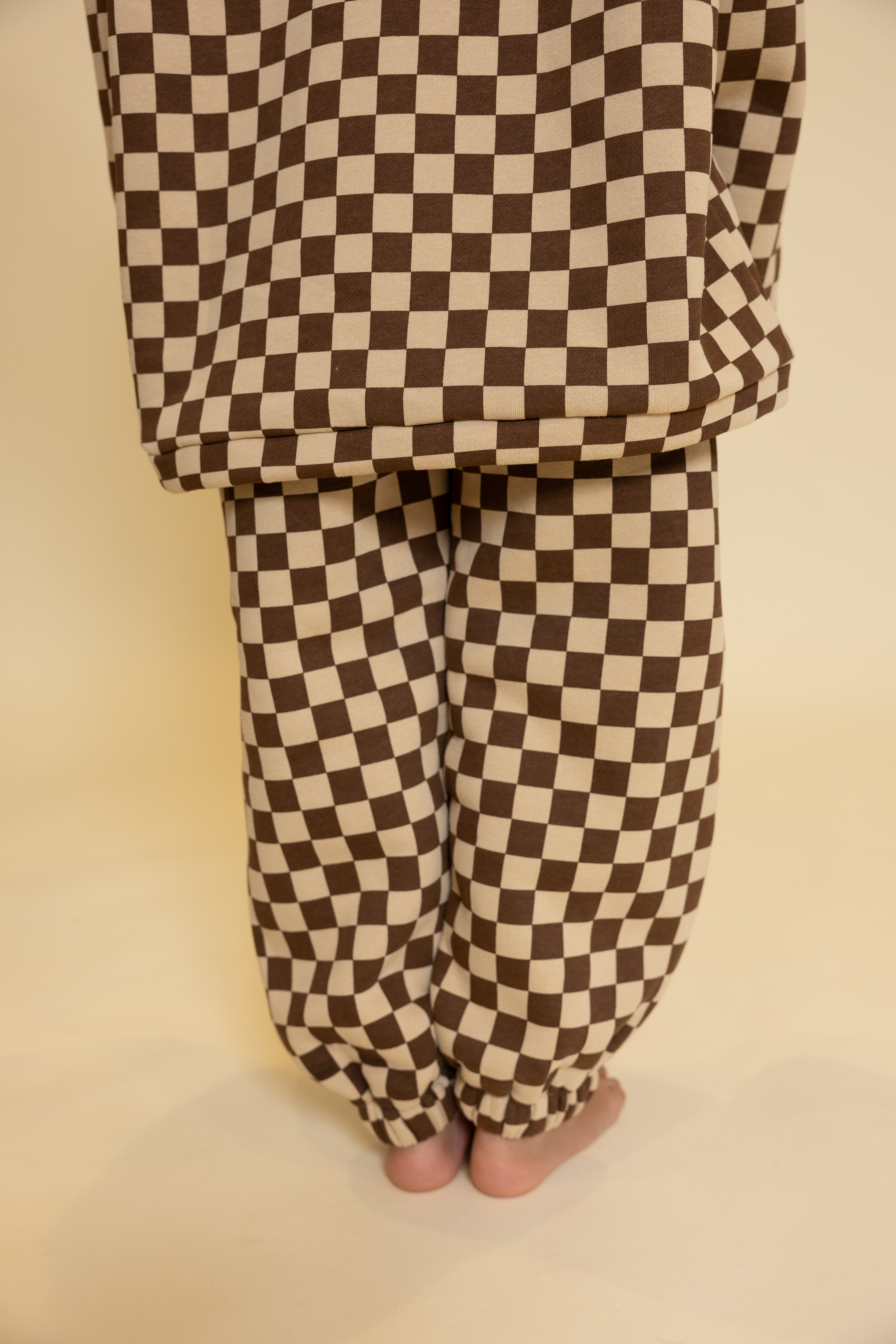 SET CHECKERS BROWN