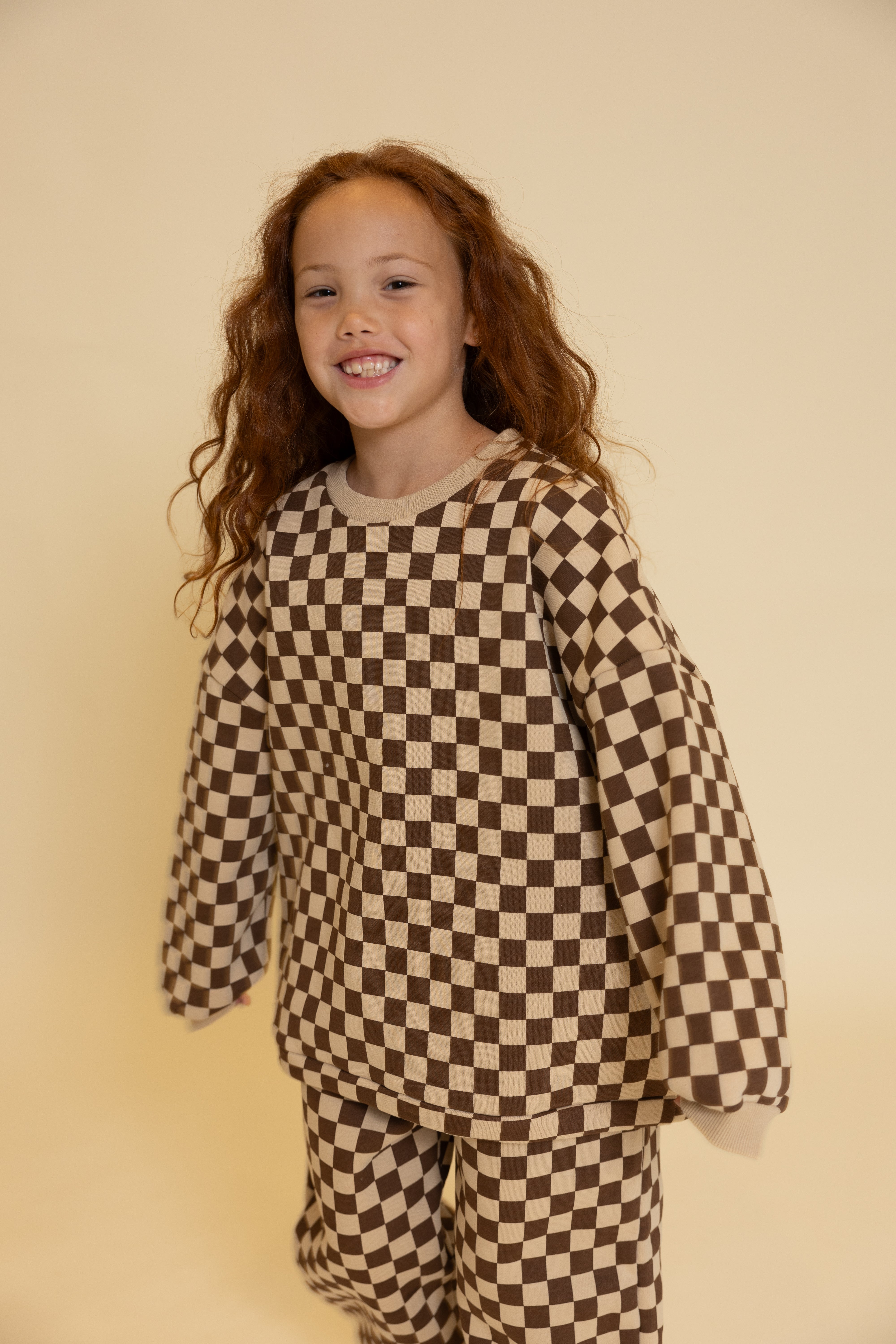 SET CHECKERS BROWN