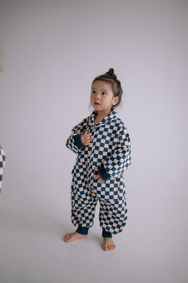 BLUE CUTE JUMPSUIT