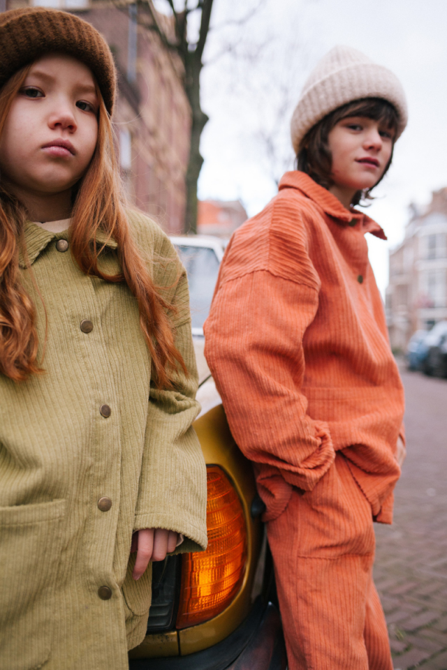 Corduroy jacket orange clearance