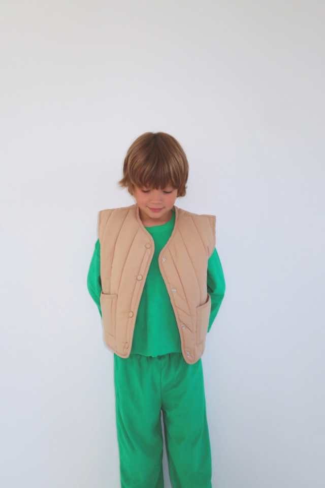 VINTAGE VEST KIDS BLES